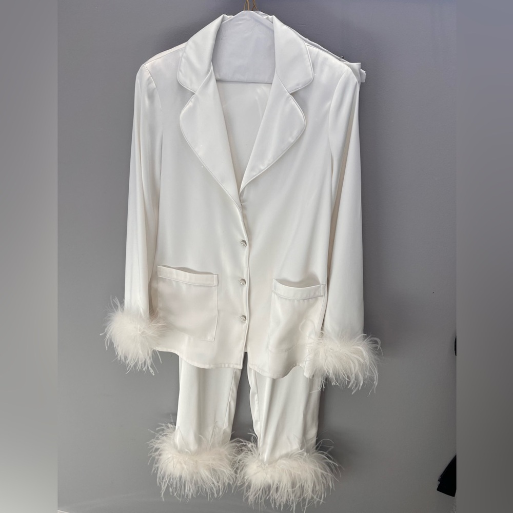 Nadine Merabi Darcie White Pajamas